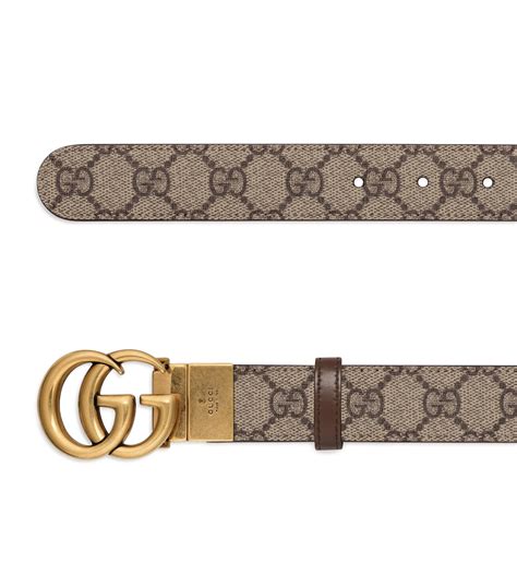 Gucci reversible gg belt